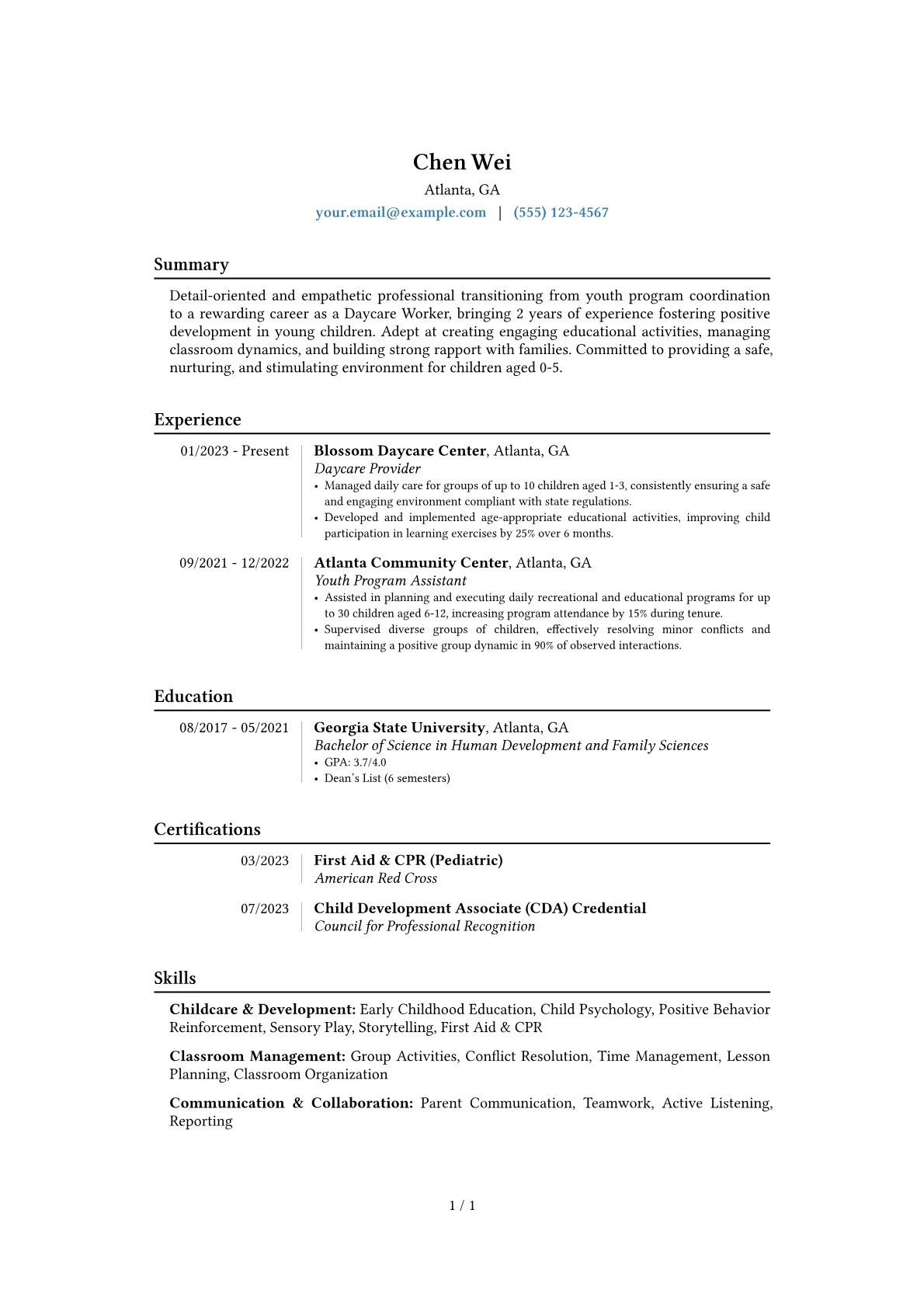 Career changer version - Page 1
