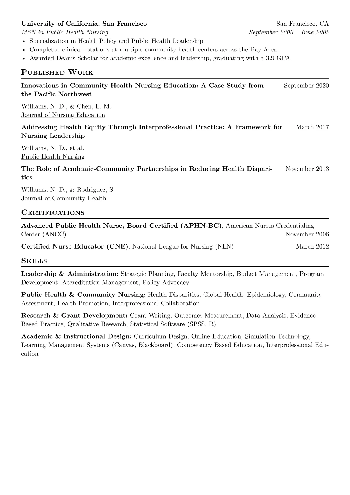Dean of Nursing version - Page 2