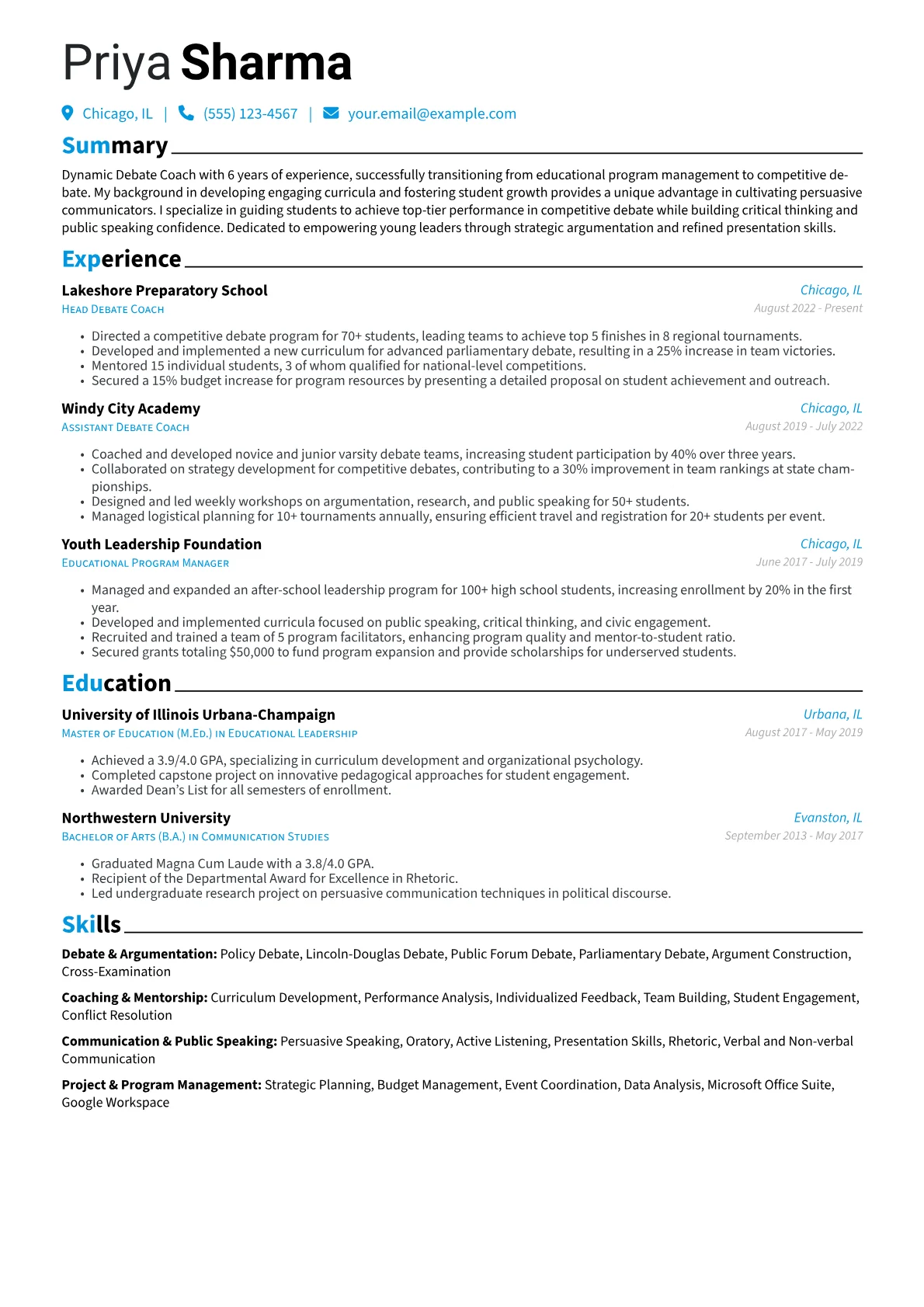 Career changer version - Page 1