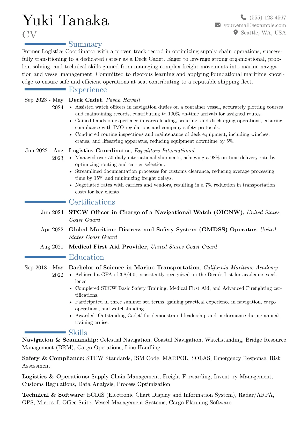 Career changer version - Page 1