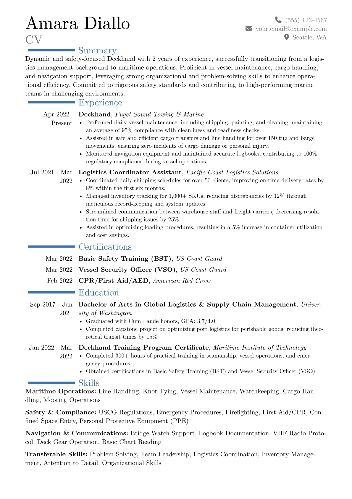 Career changer version - Page 1