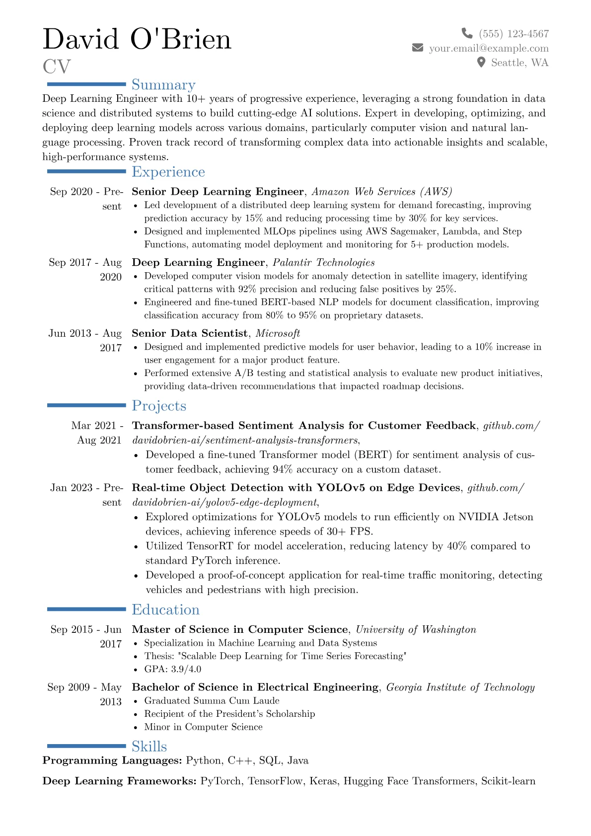 Career changer version - Page 1