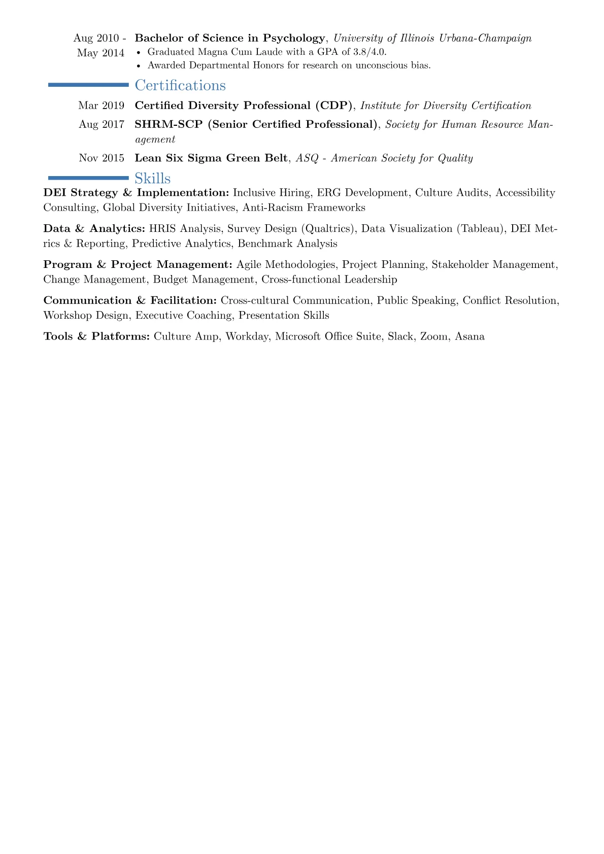 Career changer version - Page 2