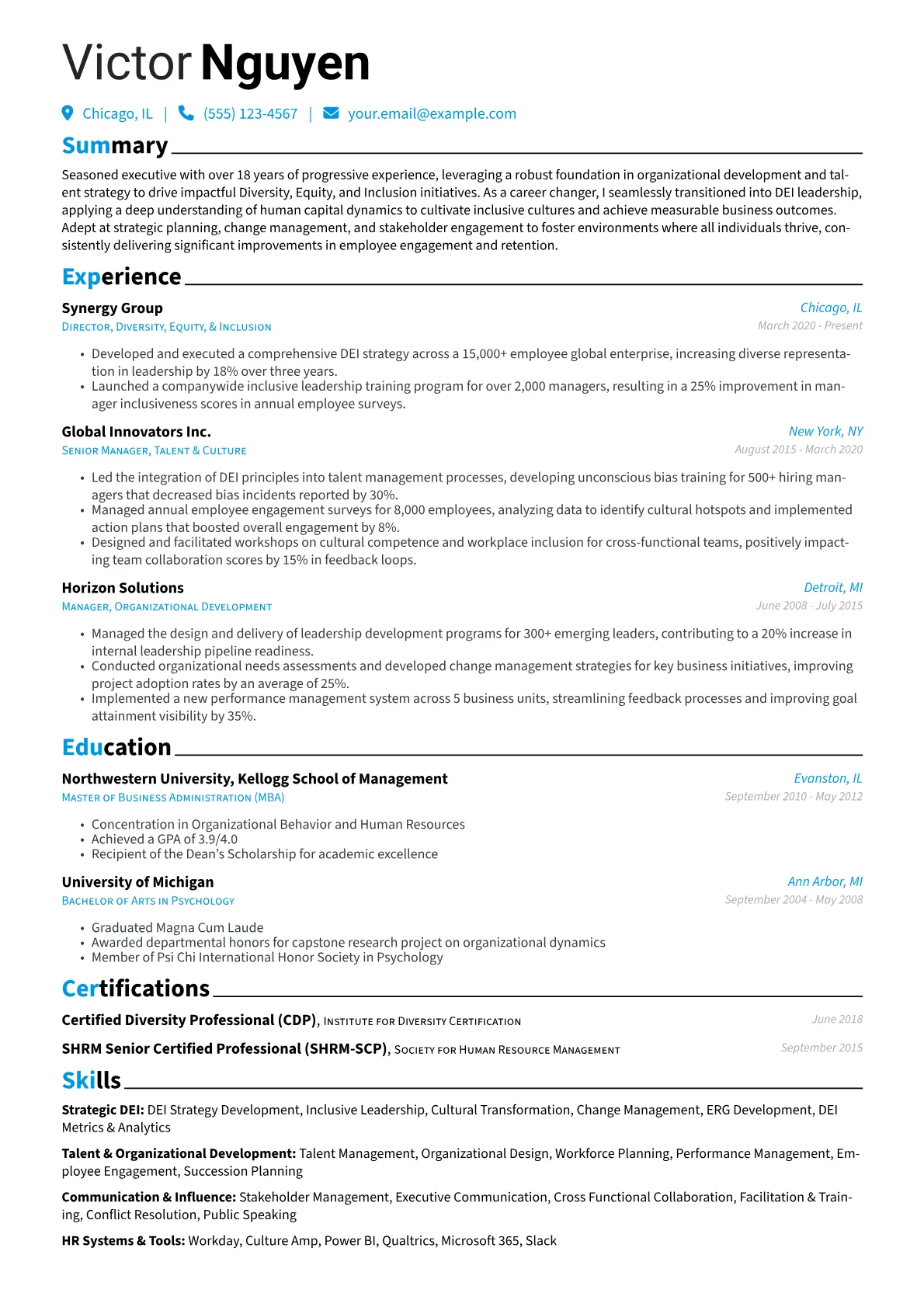 Career changer version - Page 1