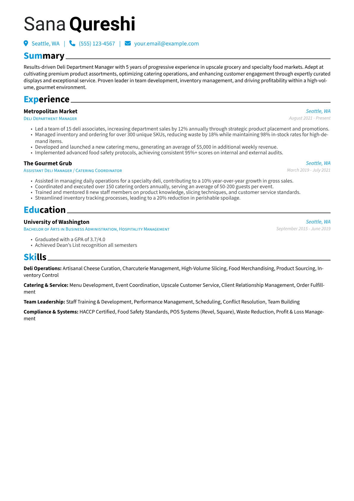 Gourmet Deli Specialist version - Page 1