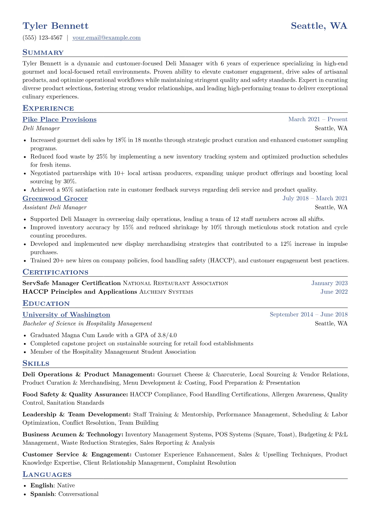 Gourmet & Local version - Page 1