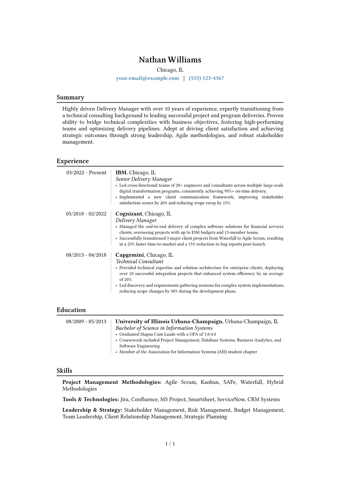 Career changer version - Page 1
