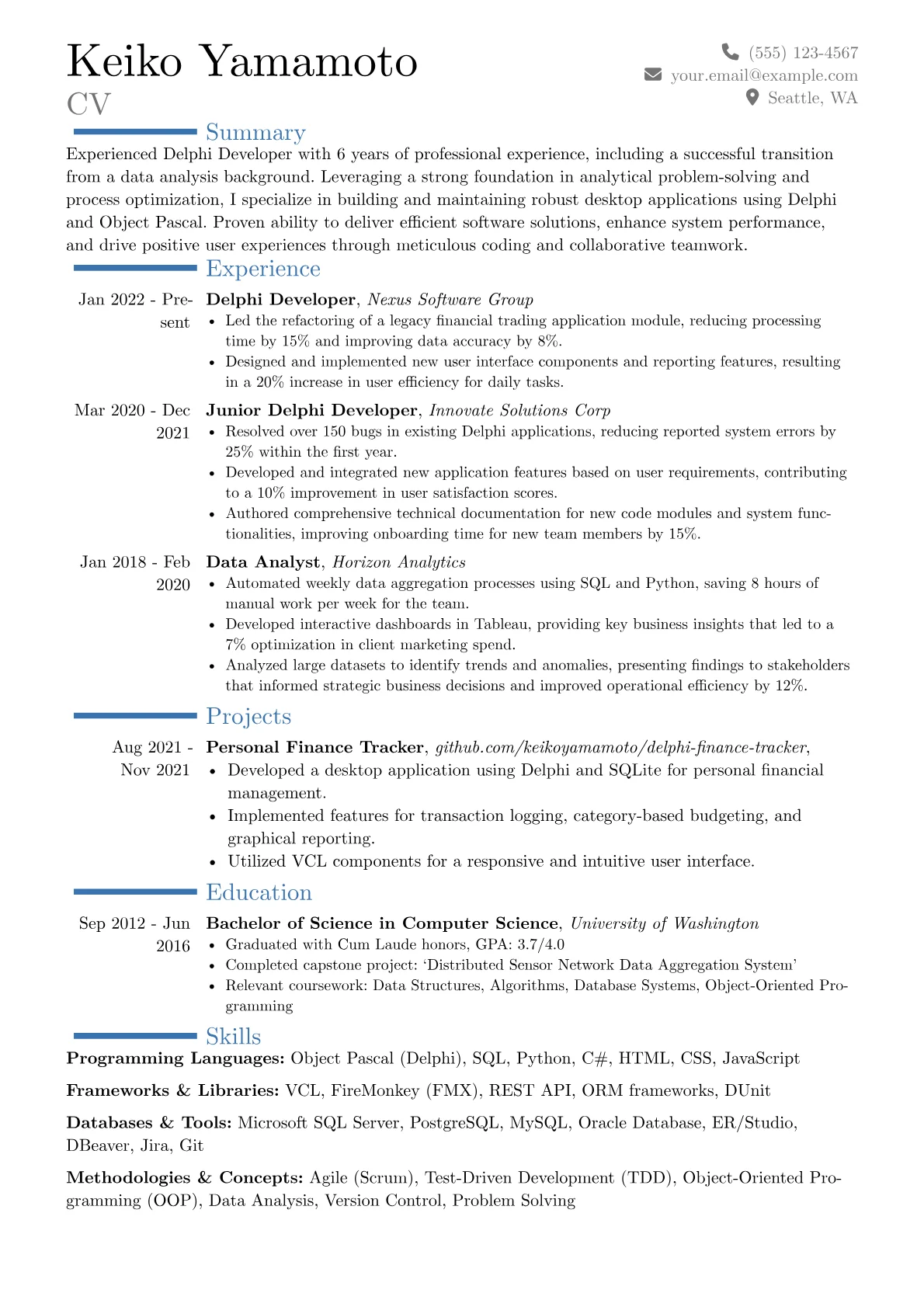 Career changer version - Page 1