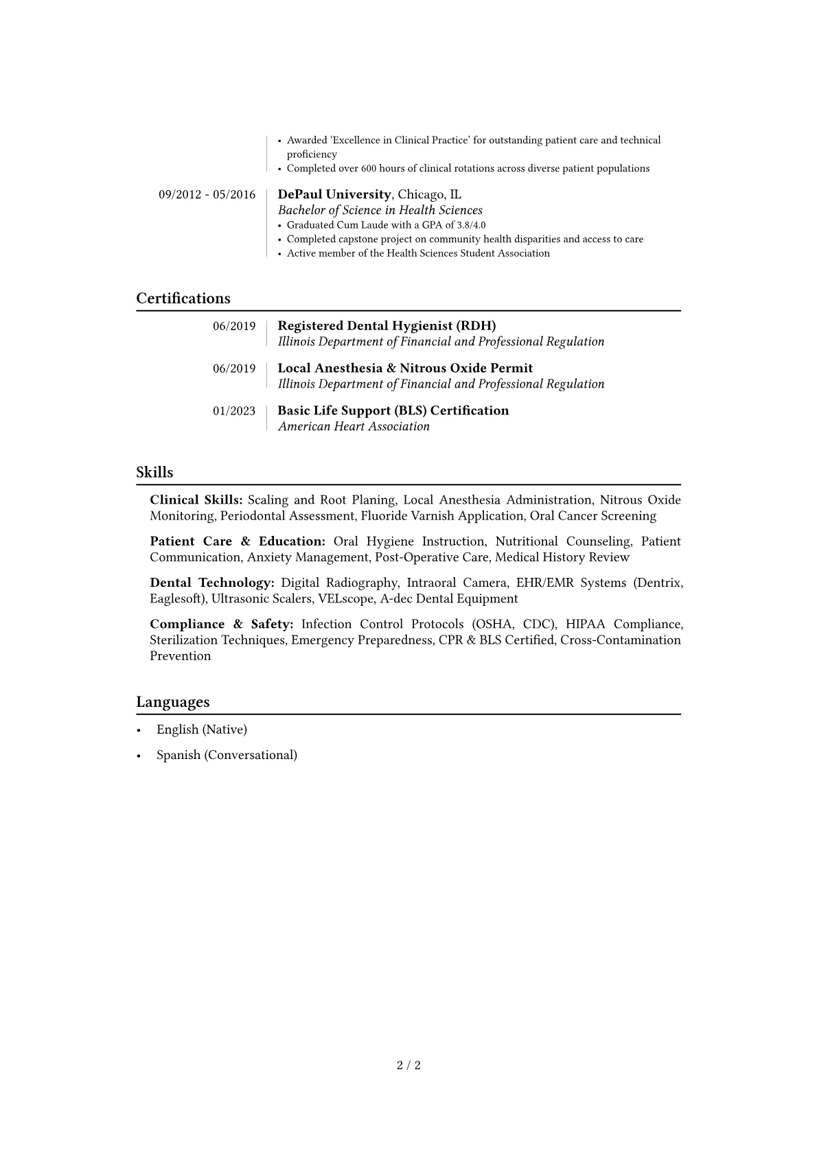 Career changer version - Page 2