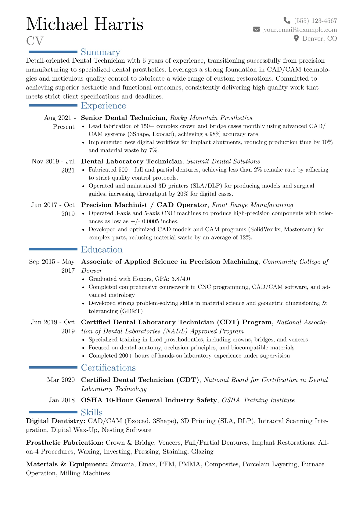 Career changer version - Page 1