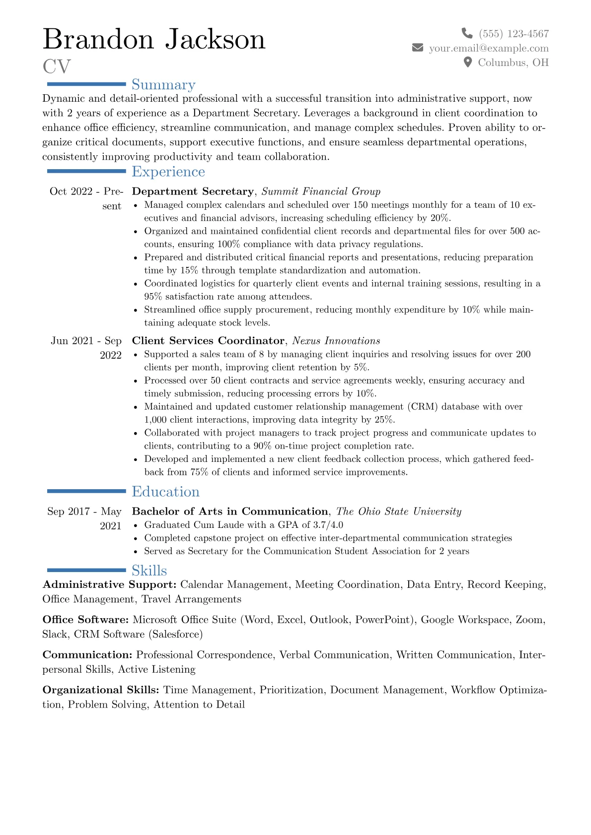 Career changer version - Page 1