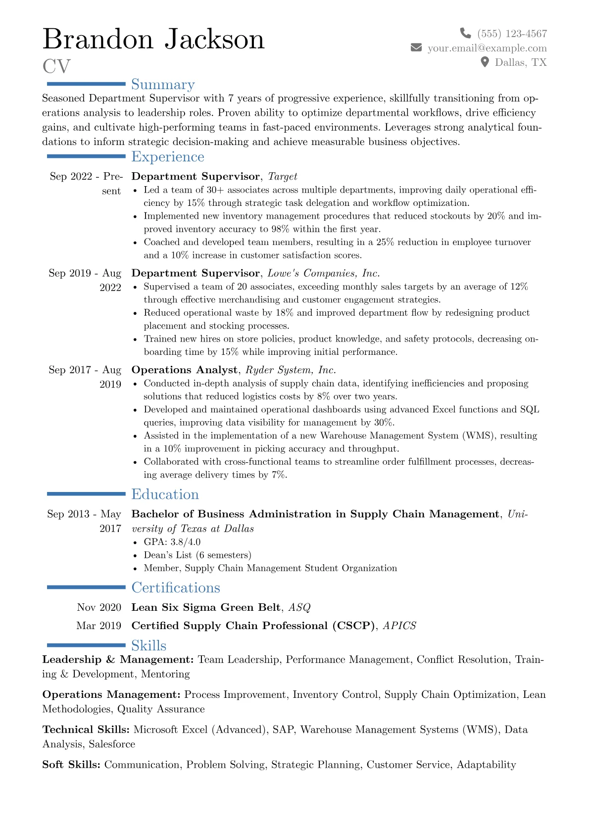 Career changer version - Page 1