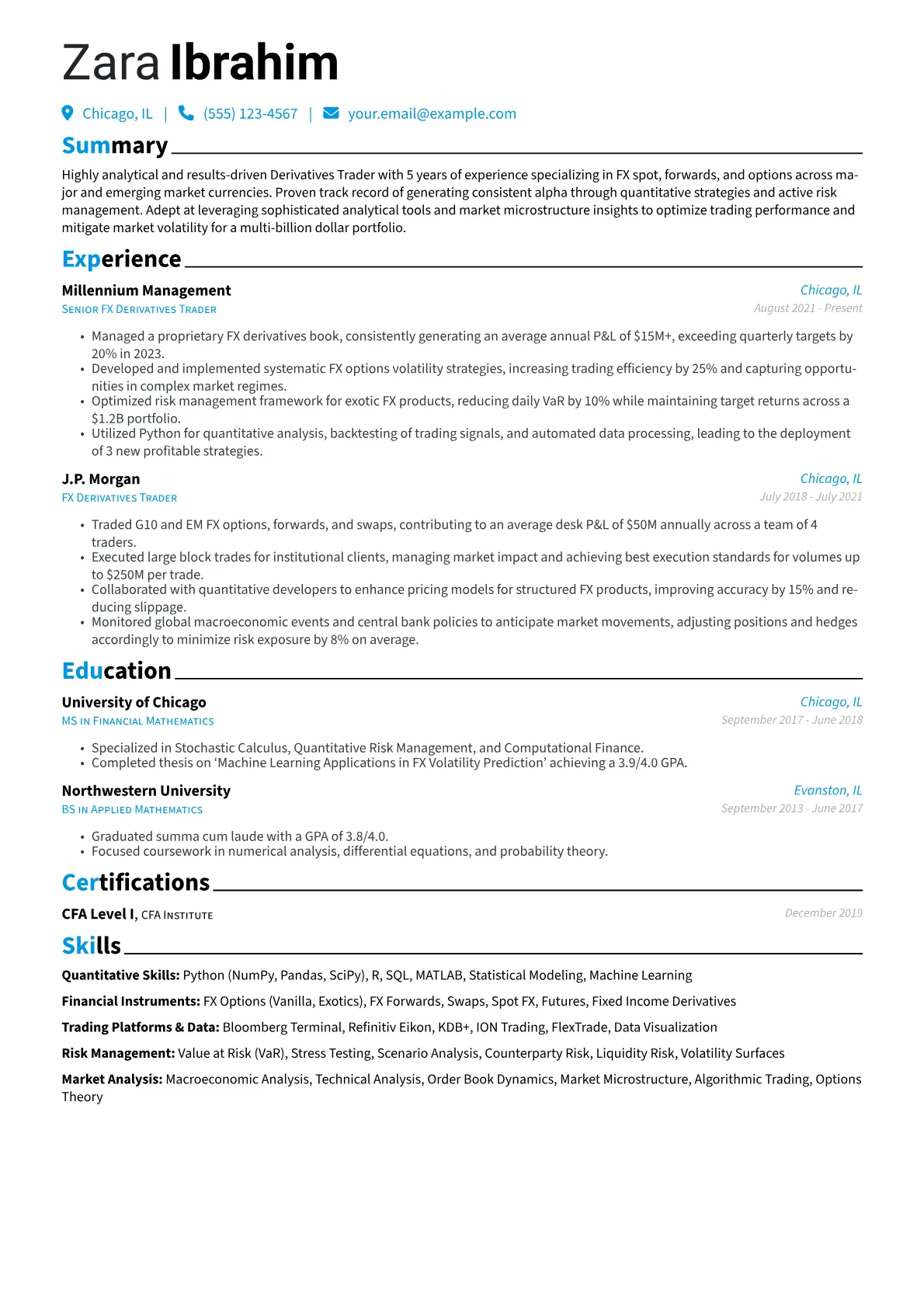 FX Derivatives Trader version - Page 1