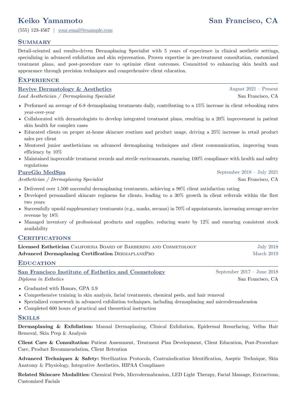 Clinical Specialist version - Page 1
