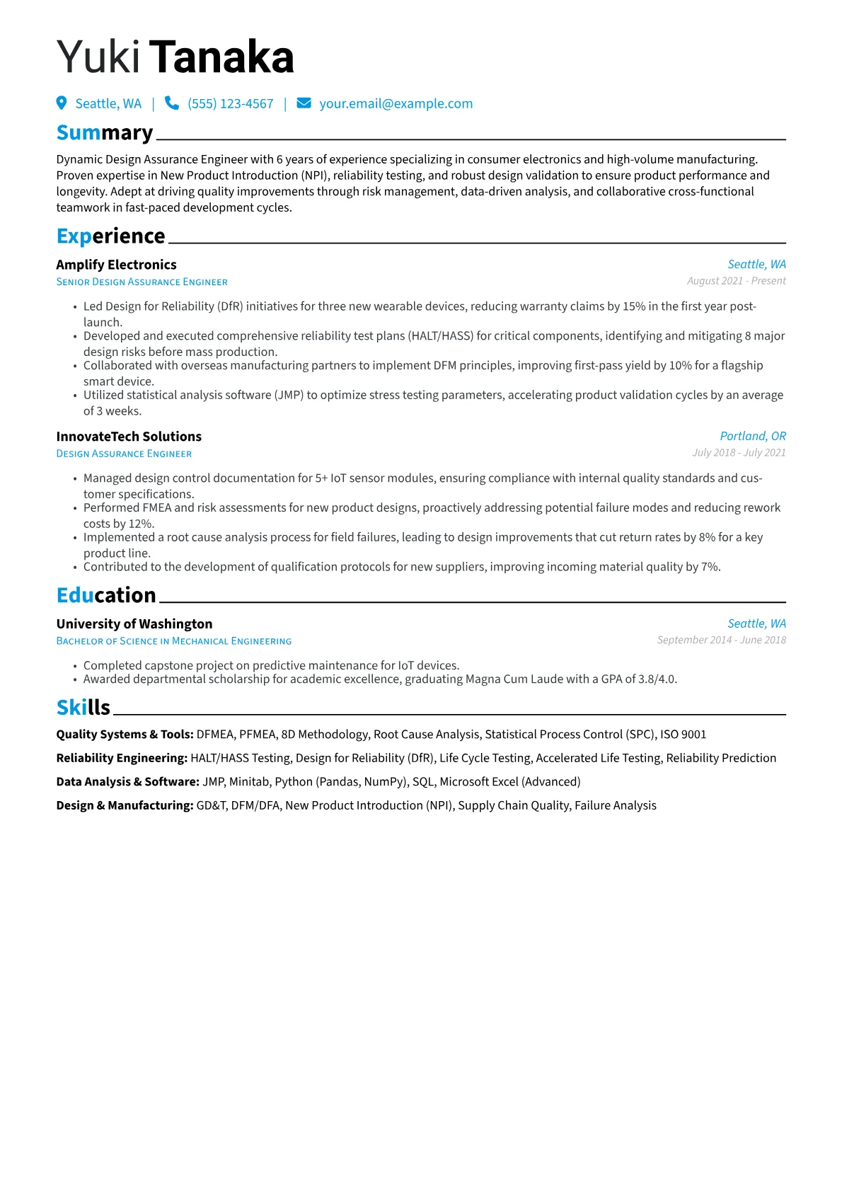 Design Assurance version - Page 1