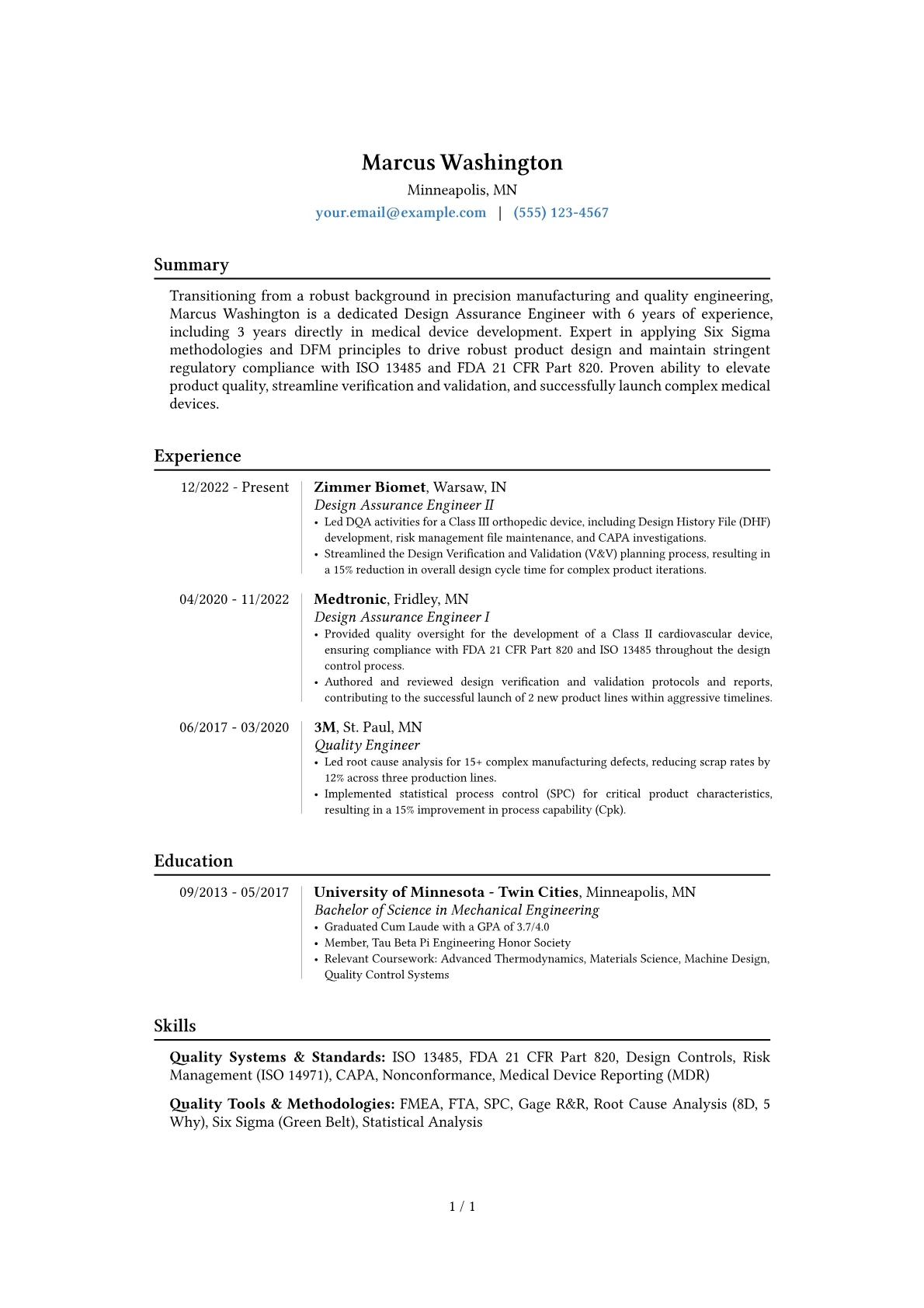 Career changer version - Page 1