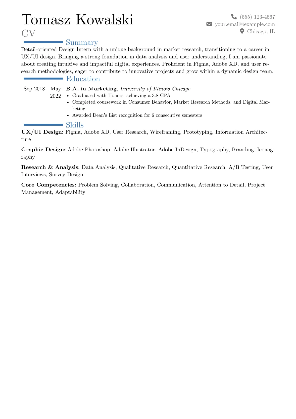 Career changer version - Page 1