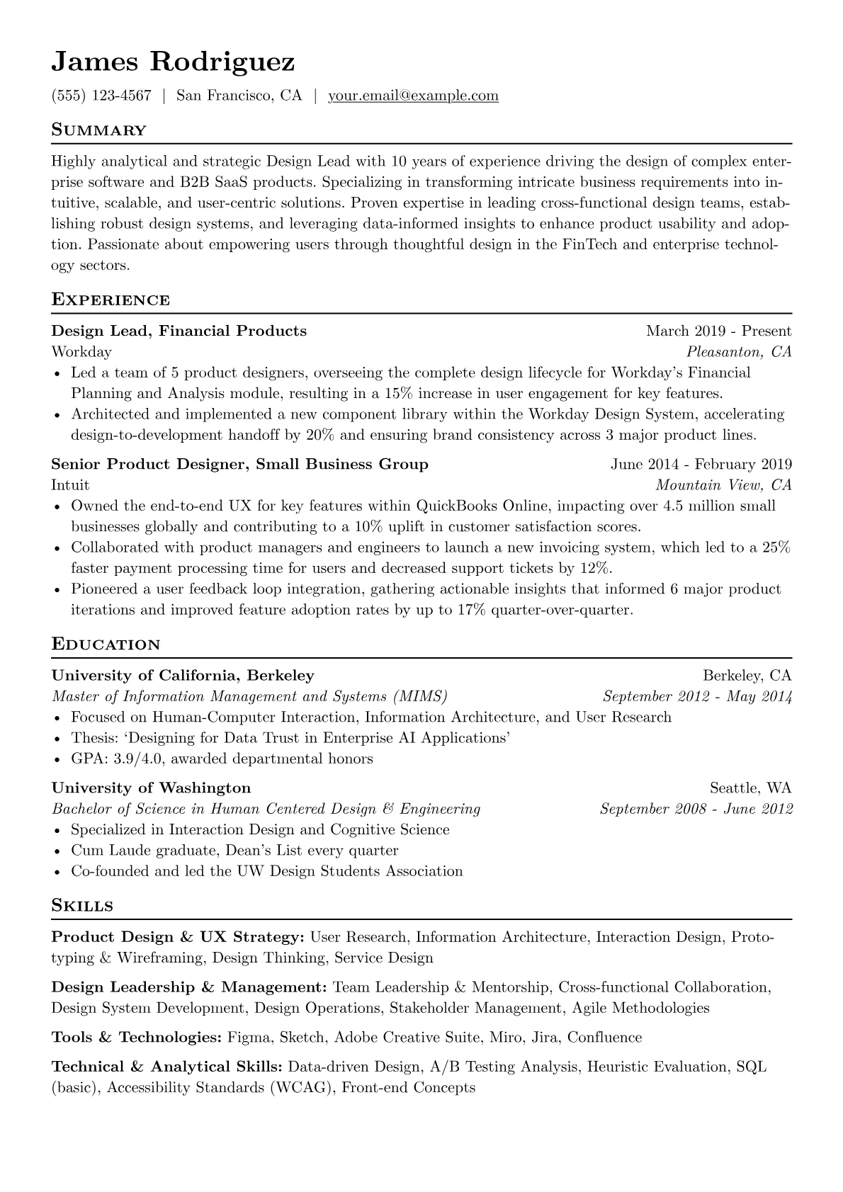 Product Design & UX version - Page 1