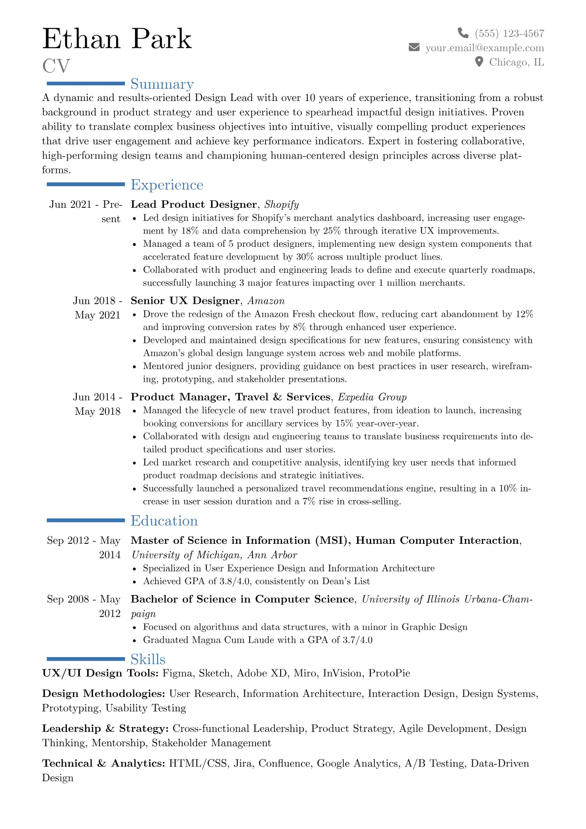 Career changer version - Page 1