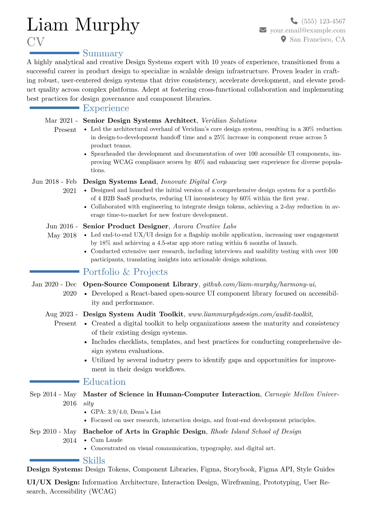 Career changer version - Page 1