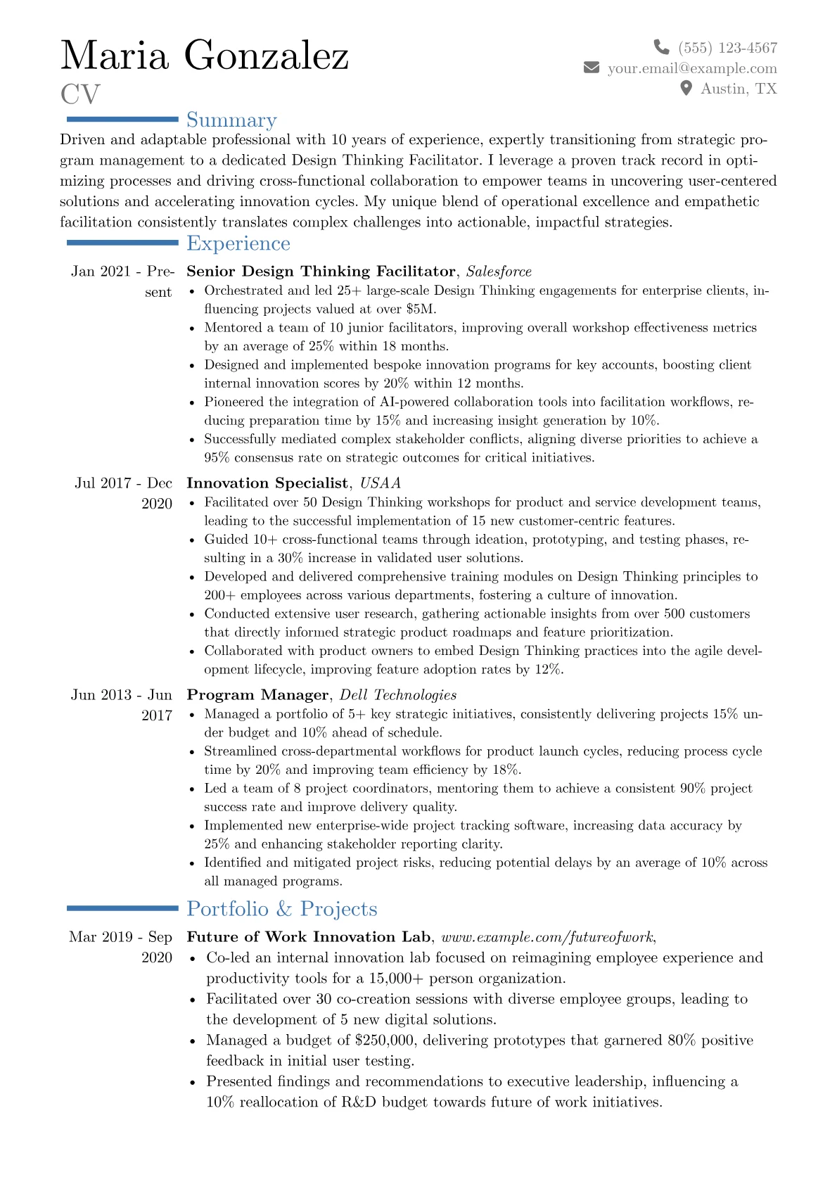 Career changer version - Page 1