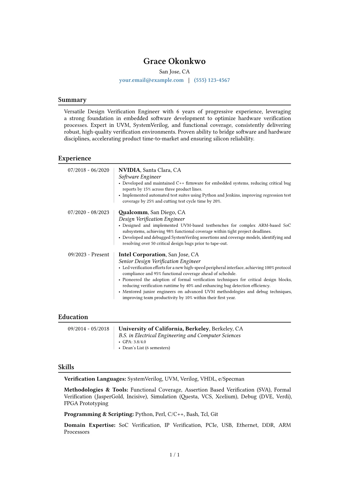 Career changer version - Page 1