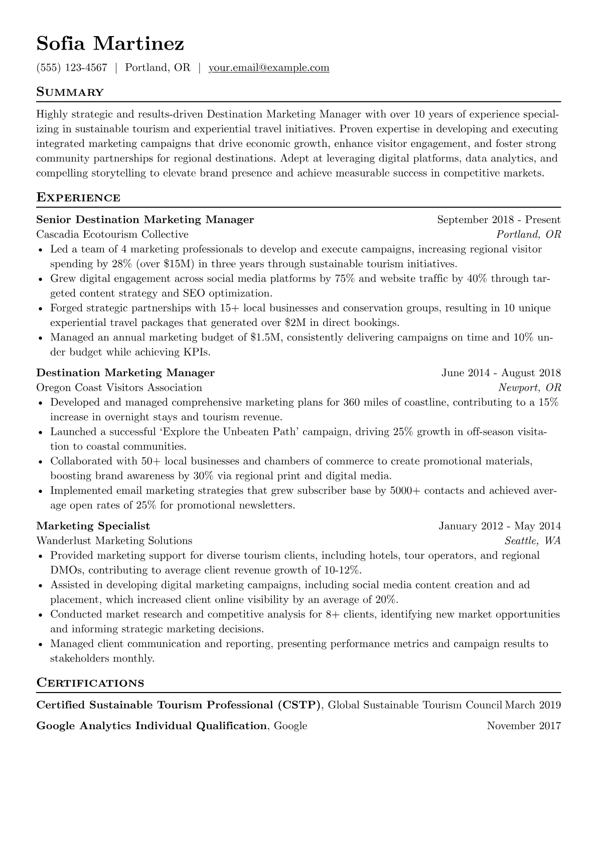 Marketing Strategy version - Page 1