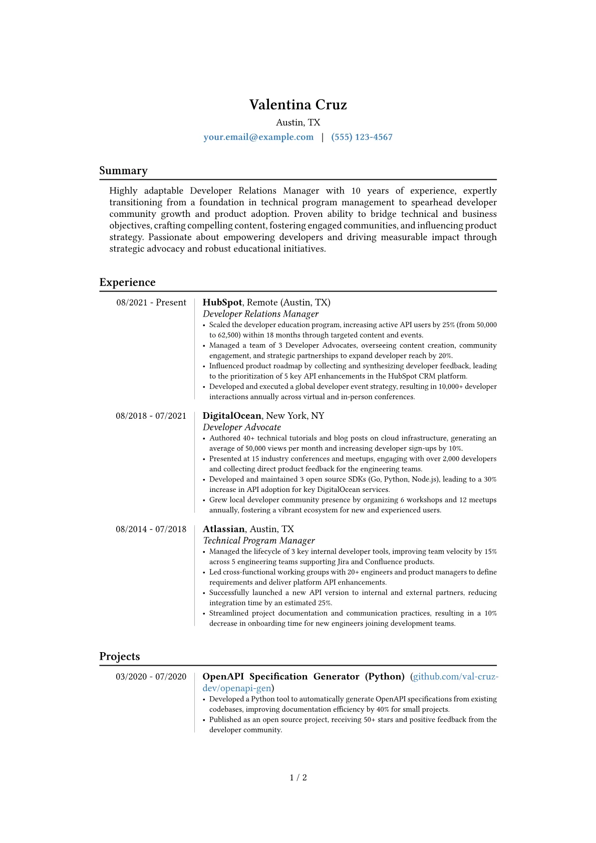 Career changer version - Page 1