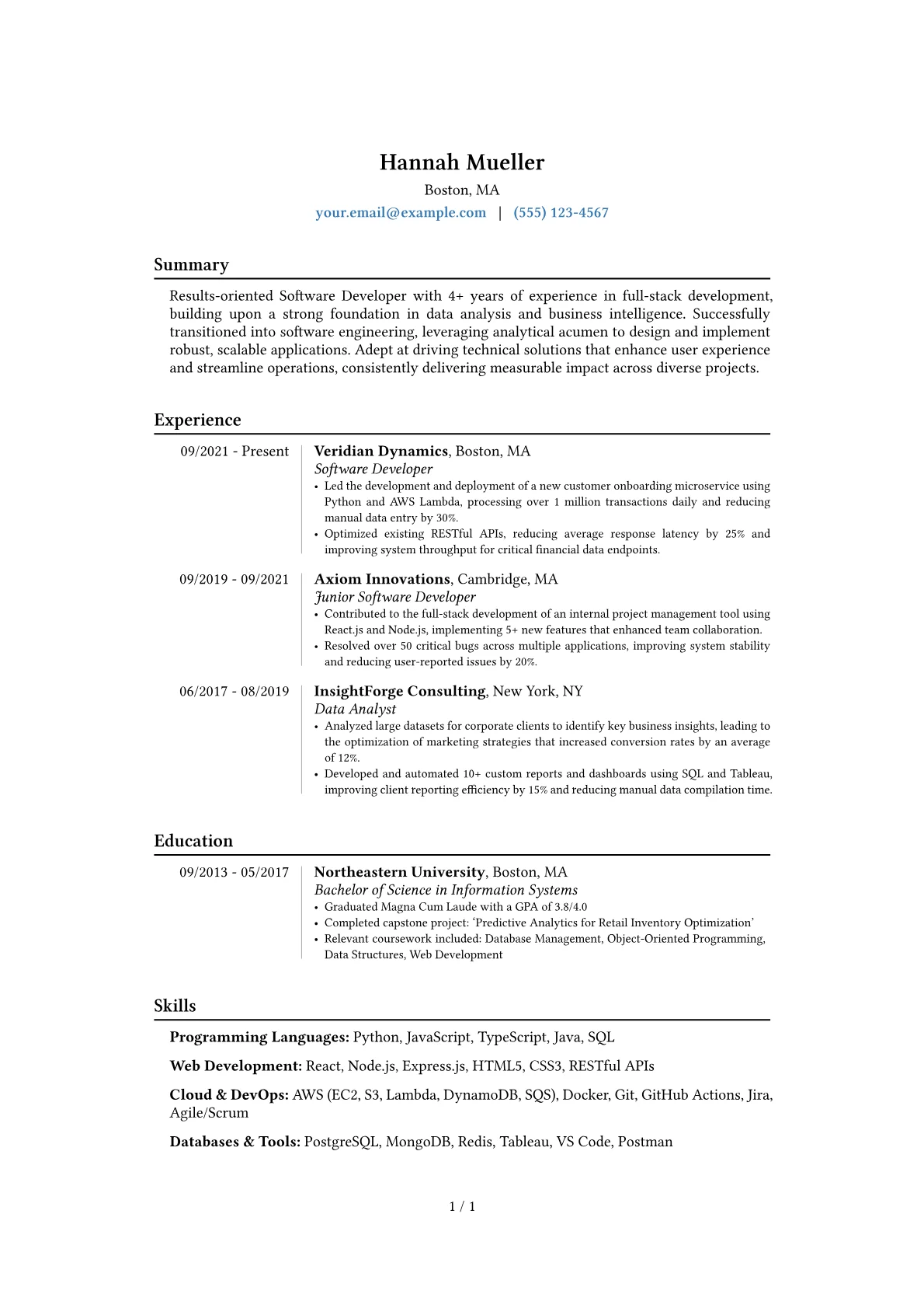 Career changer version - Page 1