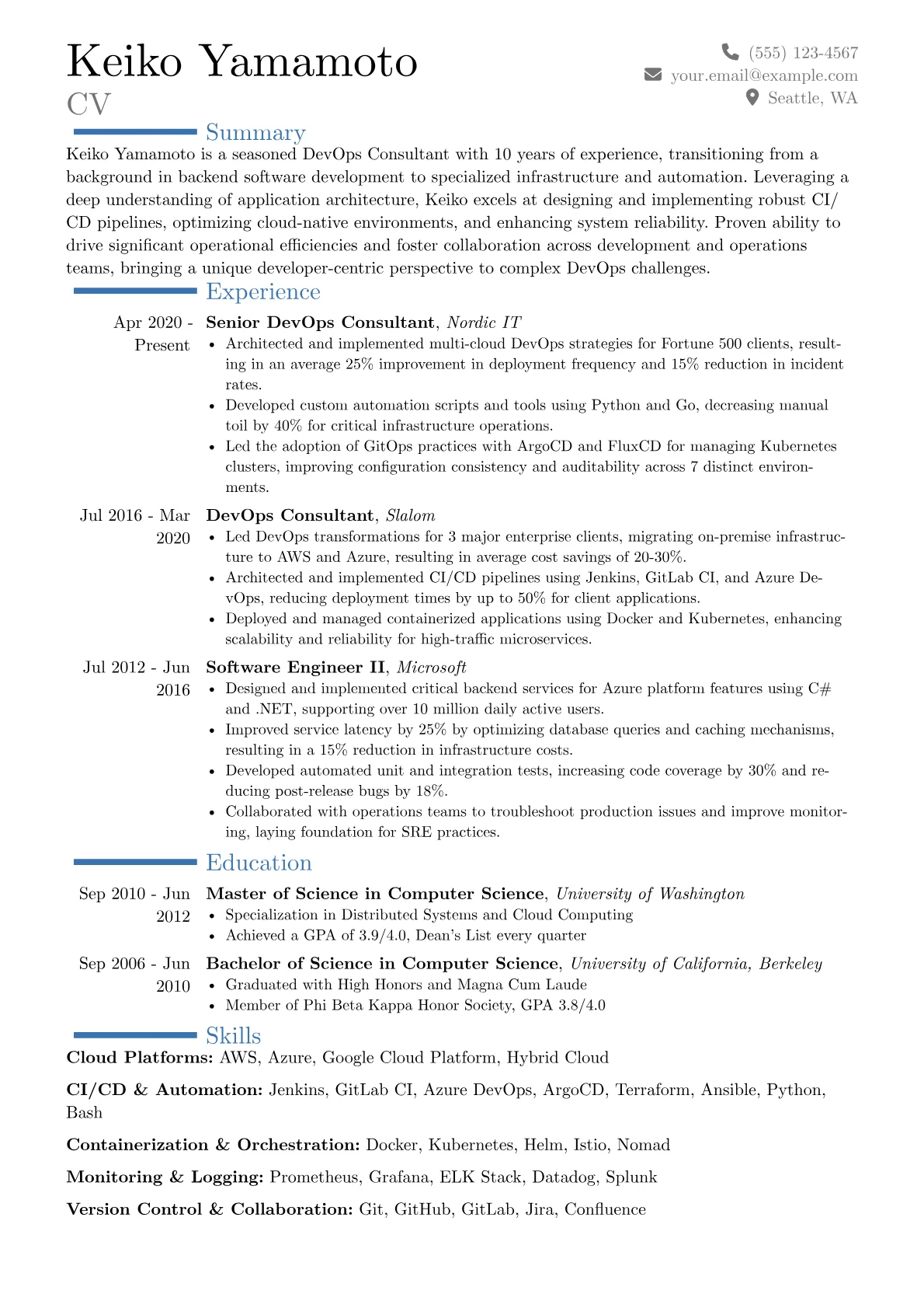 Career changer version - Page 1