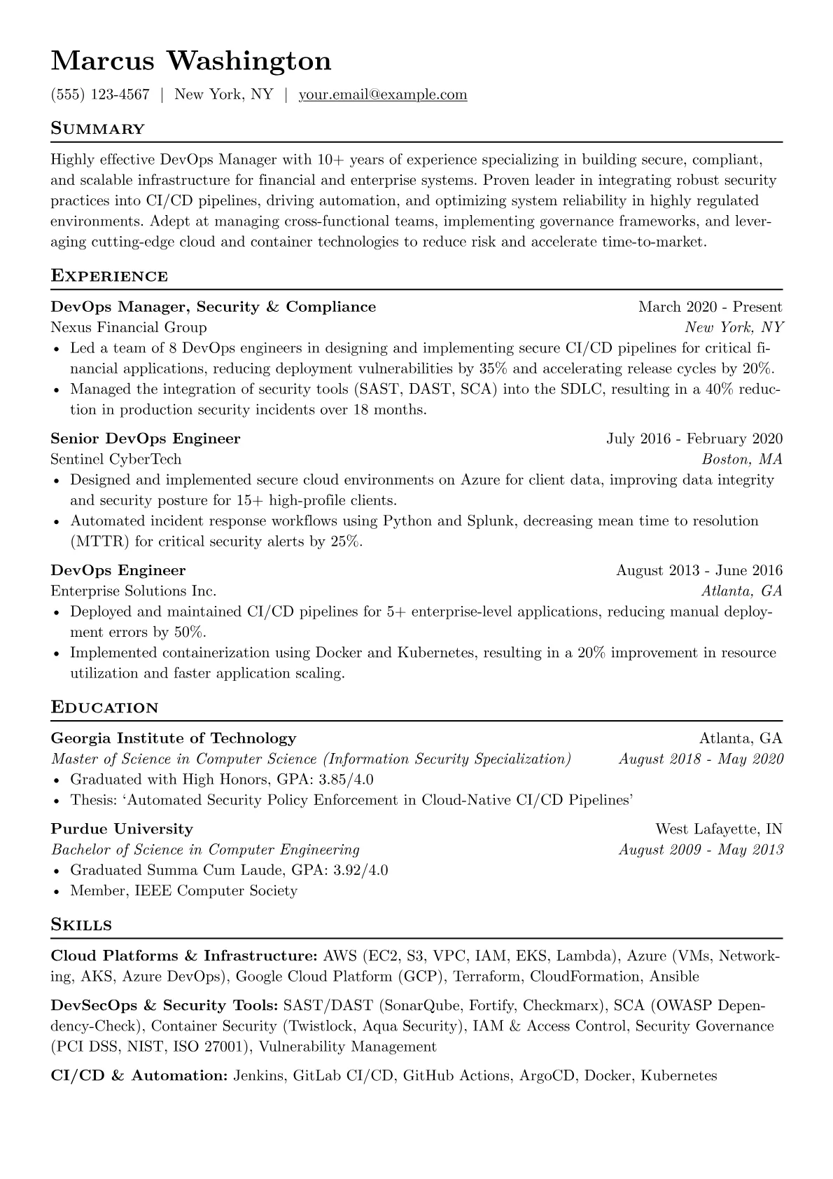 DevSecOps Leader version - Page 1