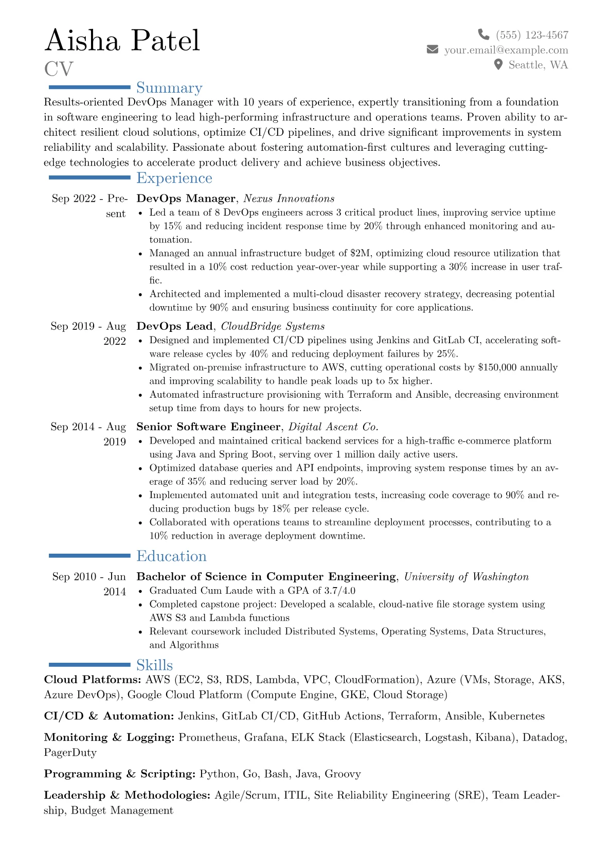 Career changer version - Page 1