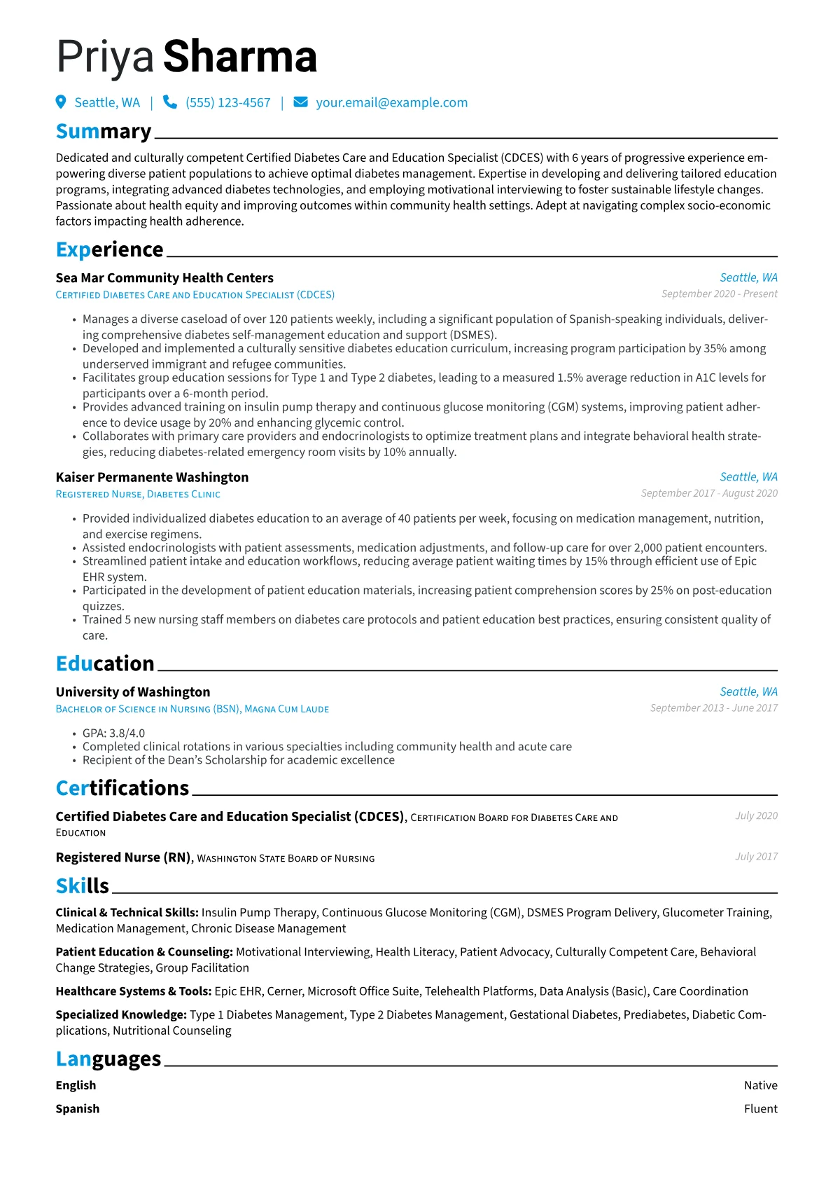 Community Health Focused version - Page 1