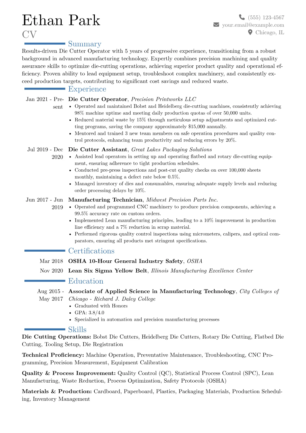 Career changer version - Page 1