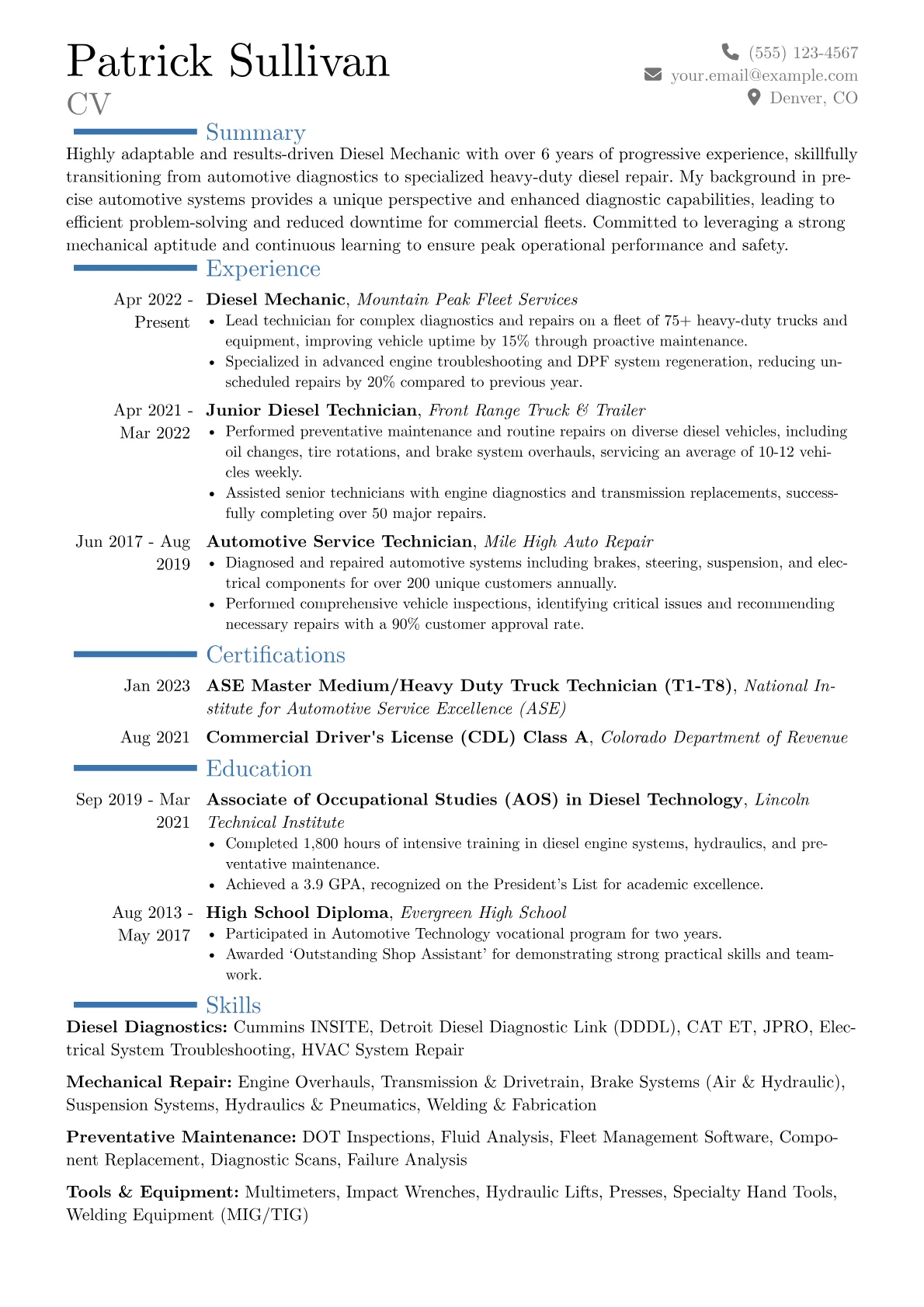 Career changer version - Page 1