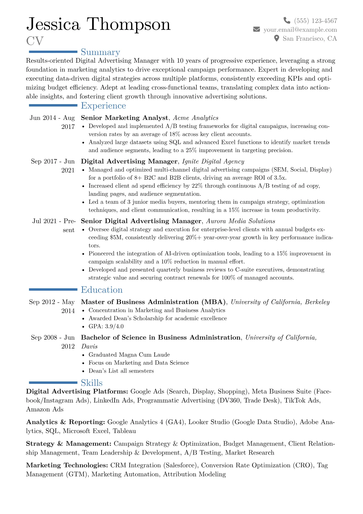 Career changer version - Page 1