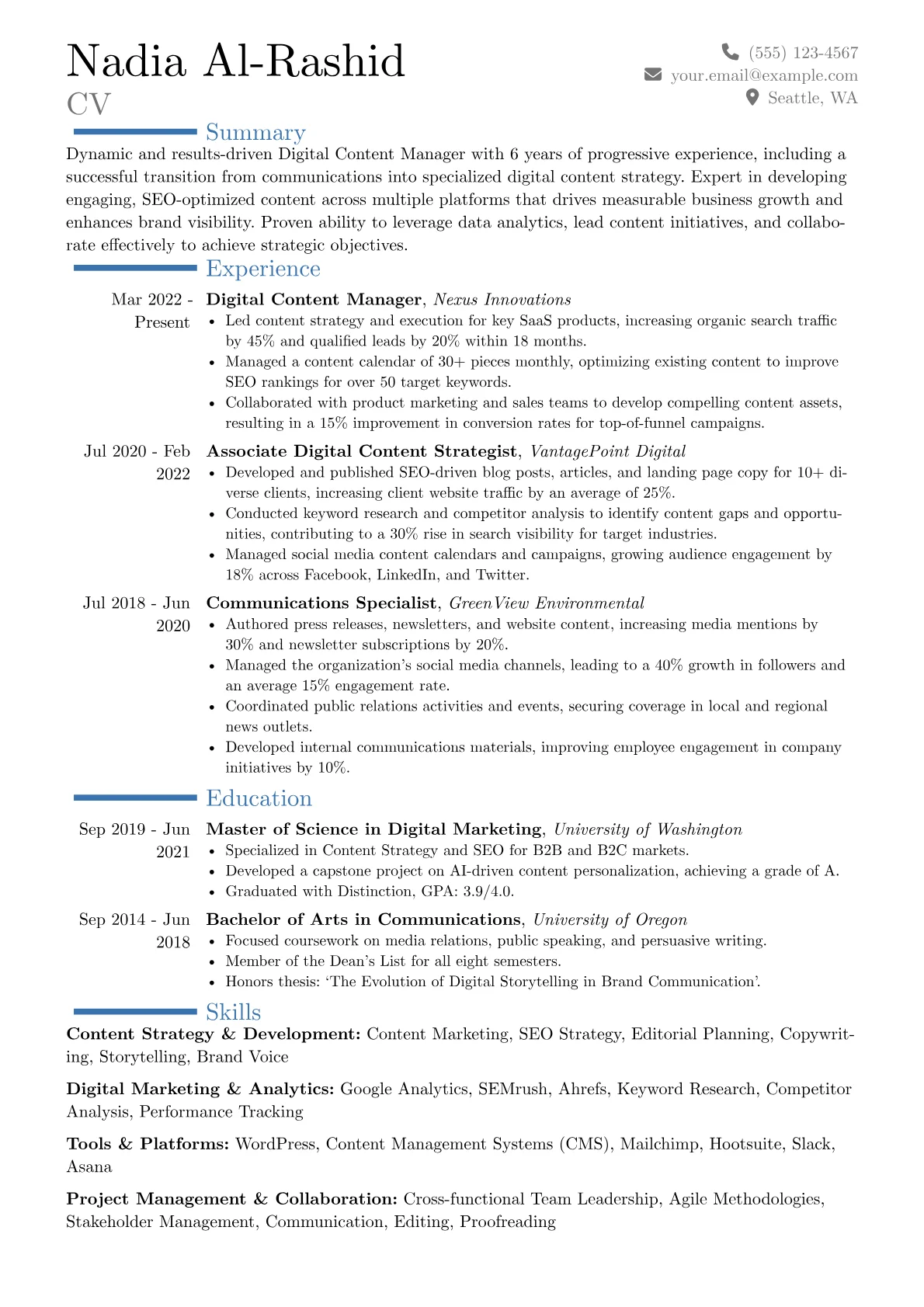 Career changer version - Page 1