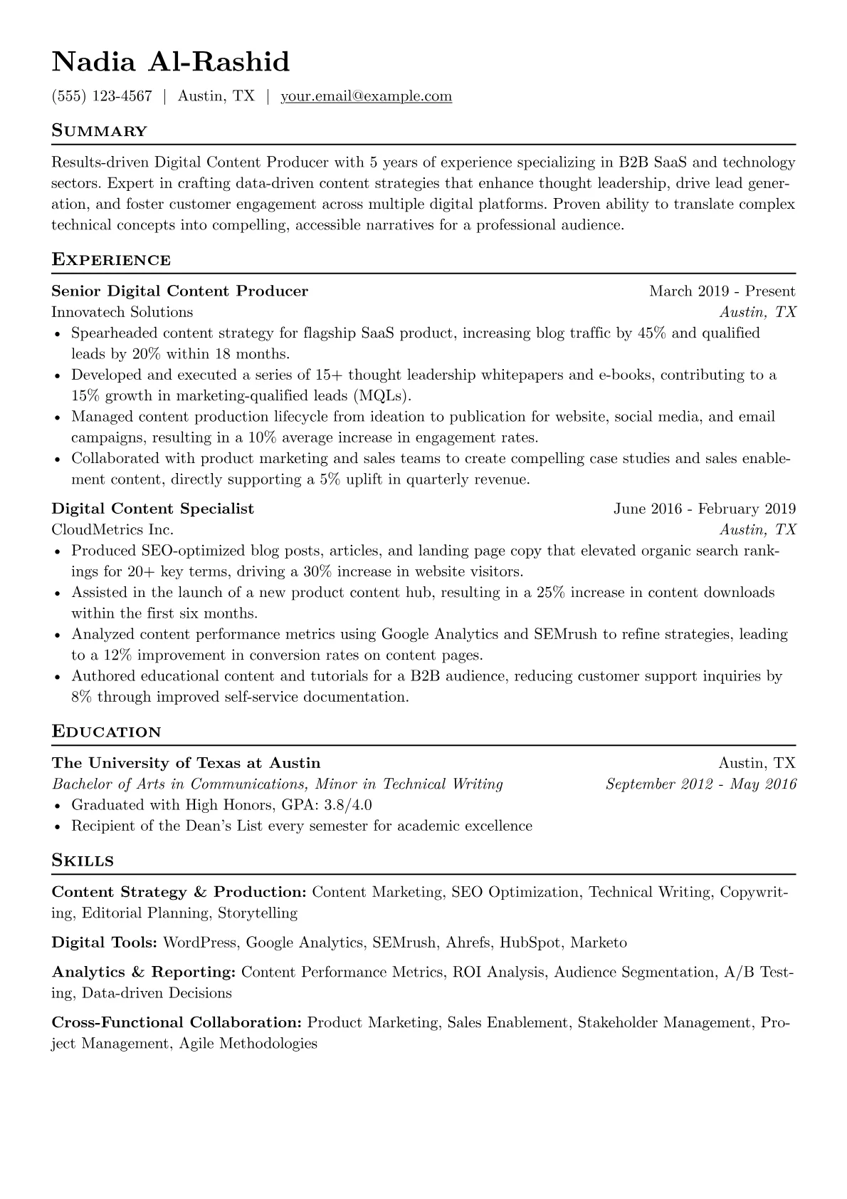 B2B SaaS Content version - Page 1