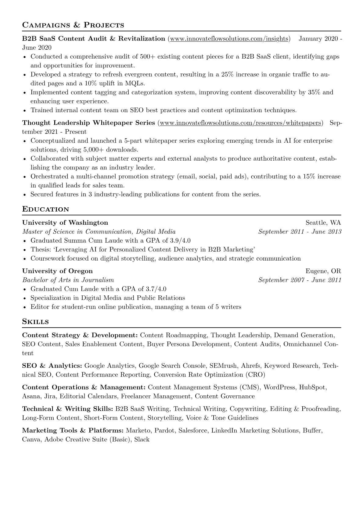 Content Strategy version - Page 2