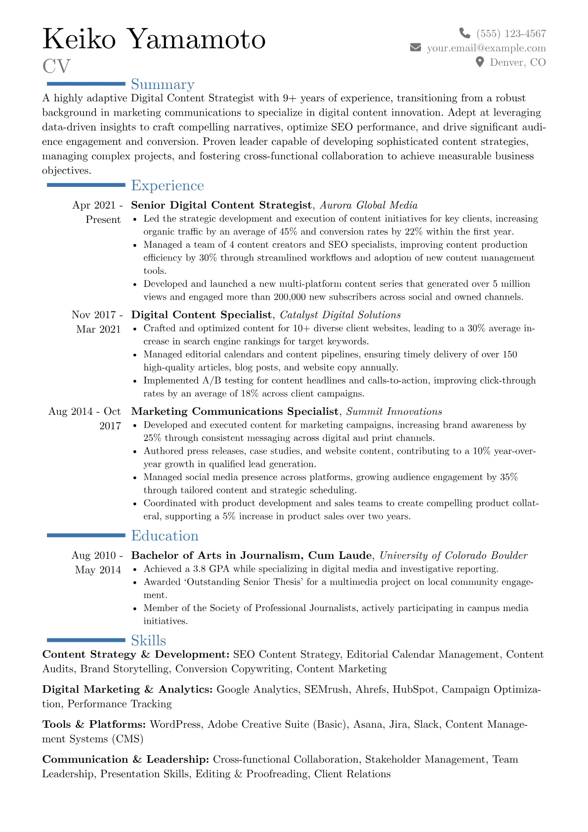 Career changer version - Page 1