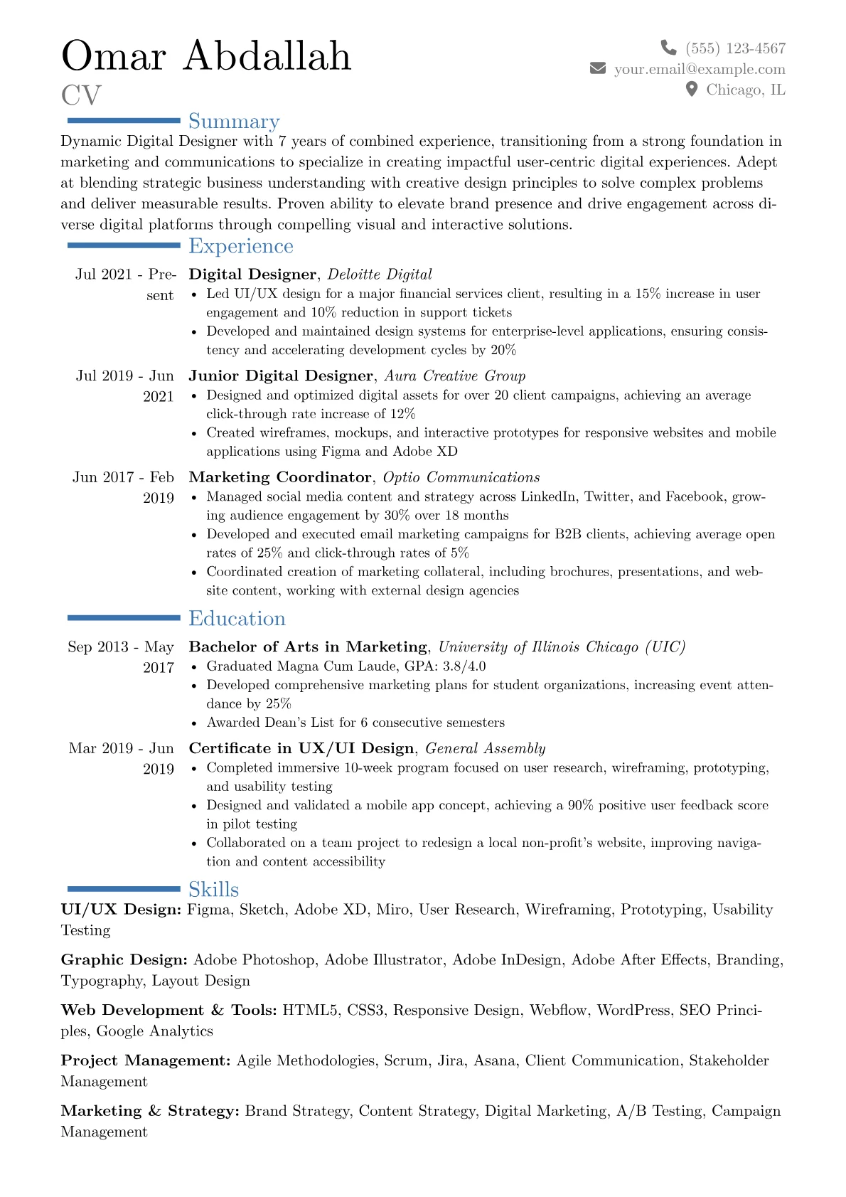 Career changer version - Page 1