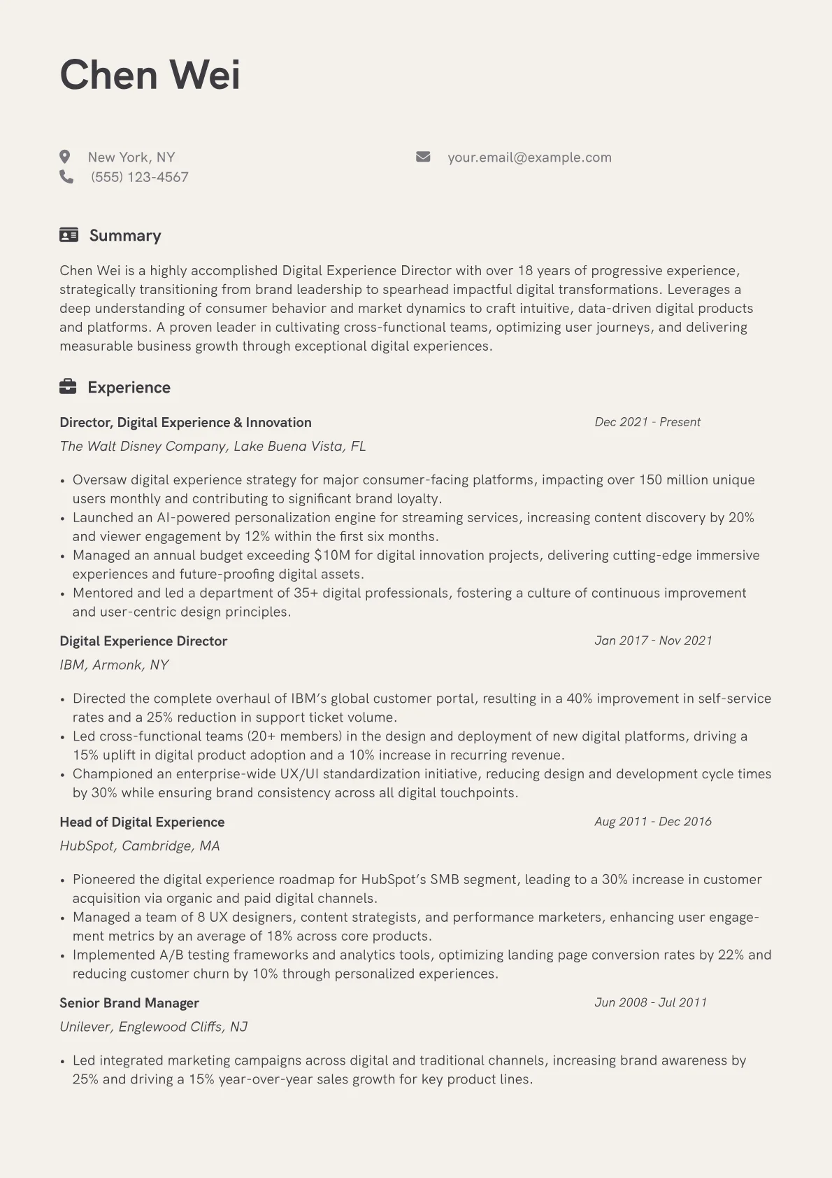 Career changer version - Page 1