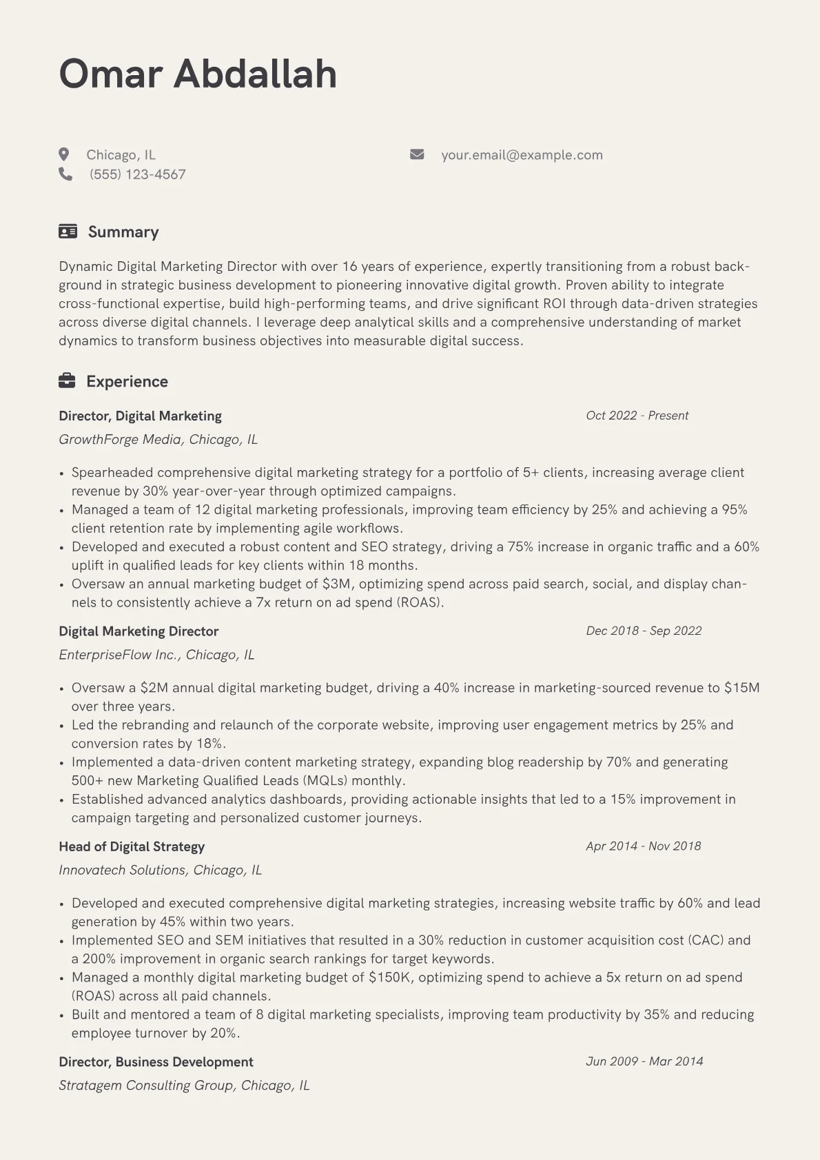 Career changer version - Page 1