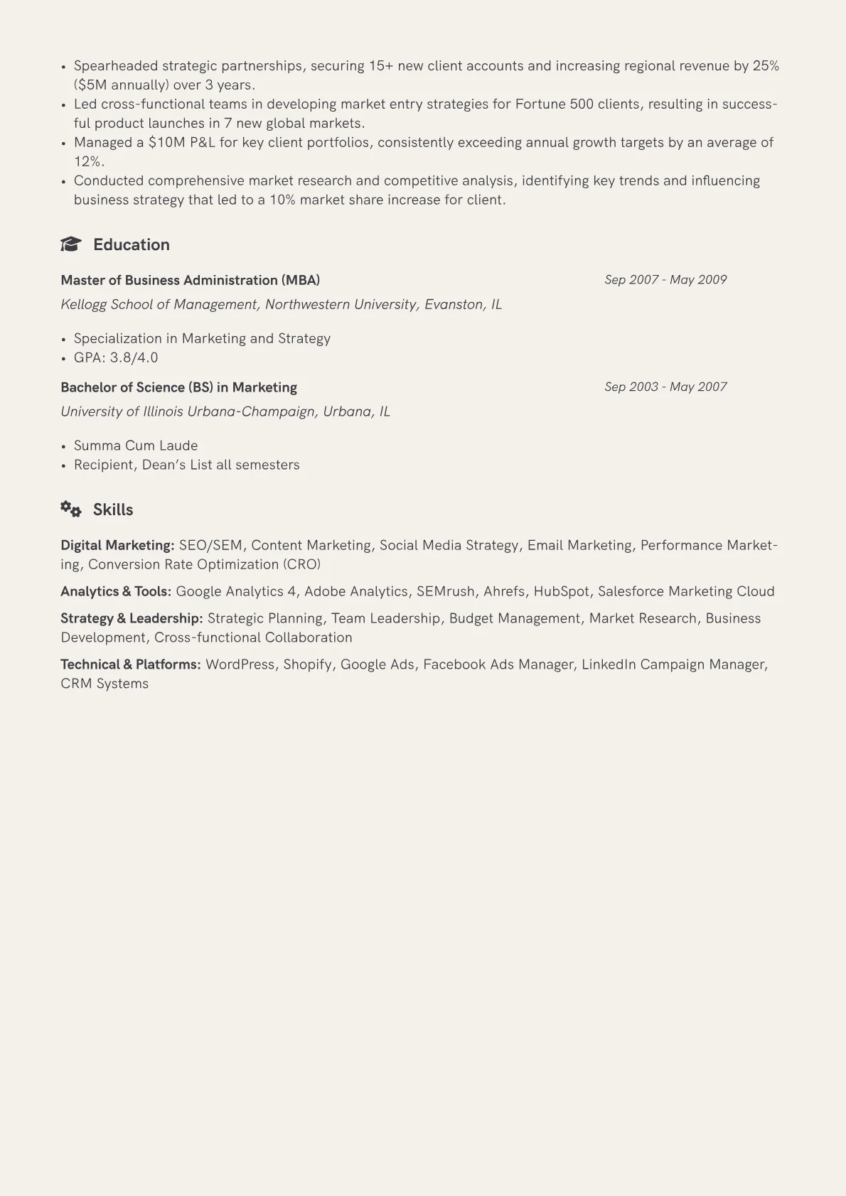 Career changer version - Page 2