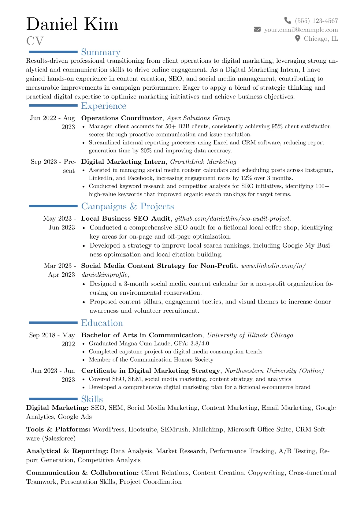 Career changer version - Page 1