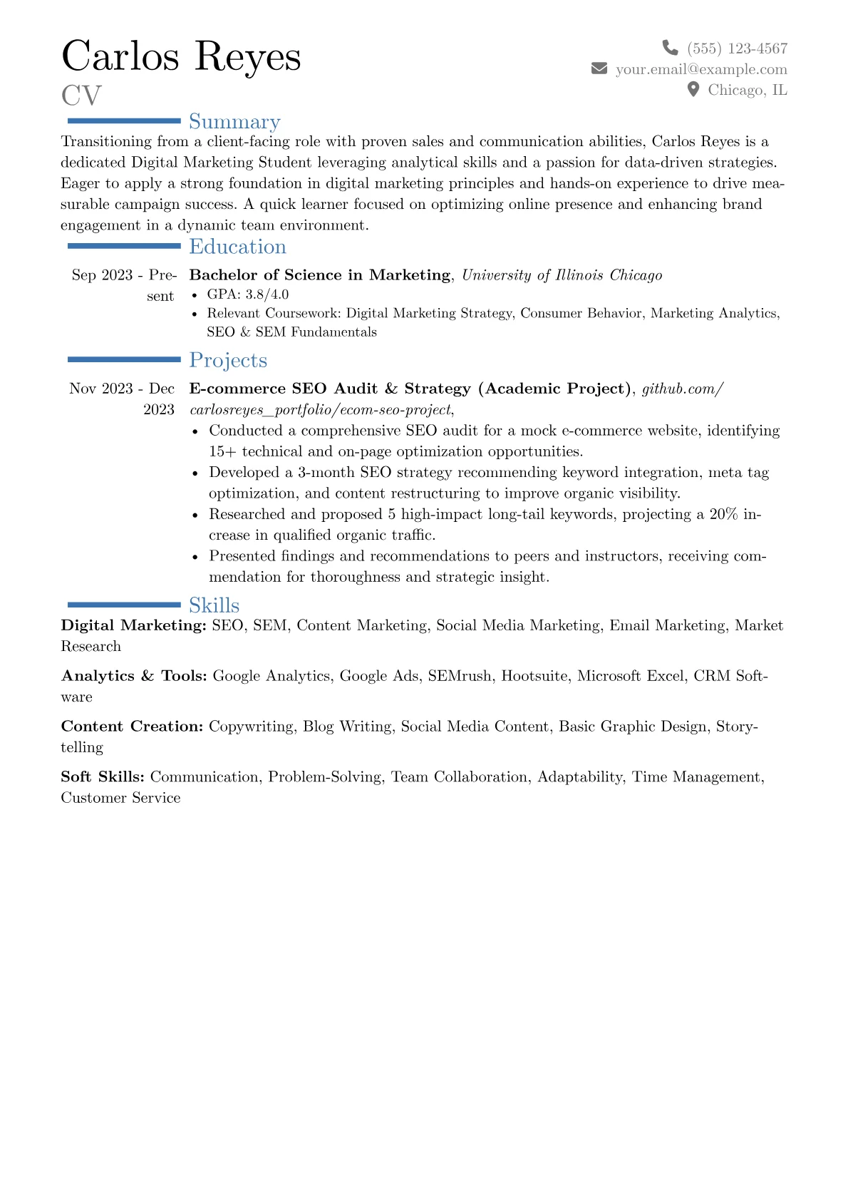 Career changer version - Page 1