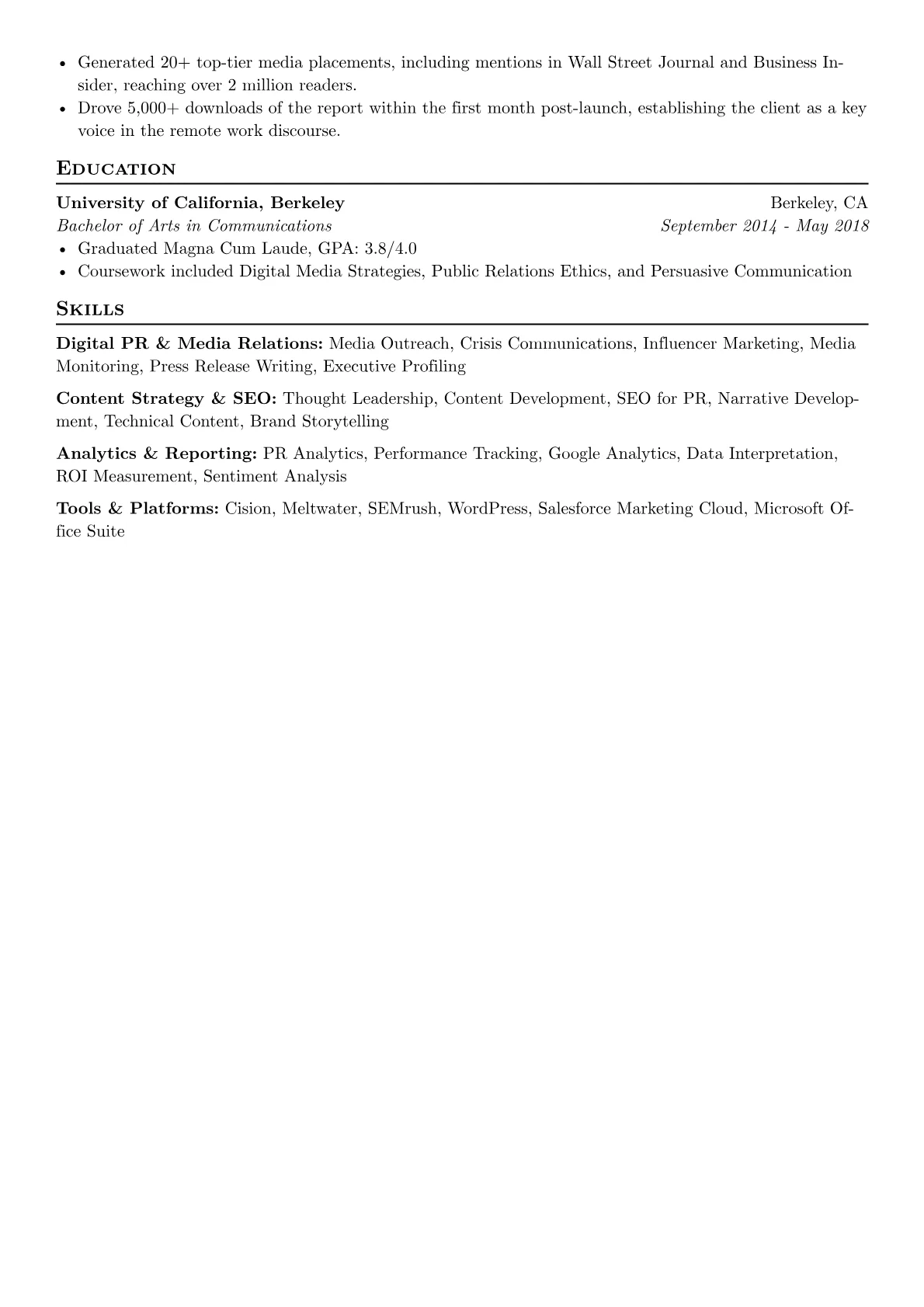 Digital PR Manager version - Page 2