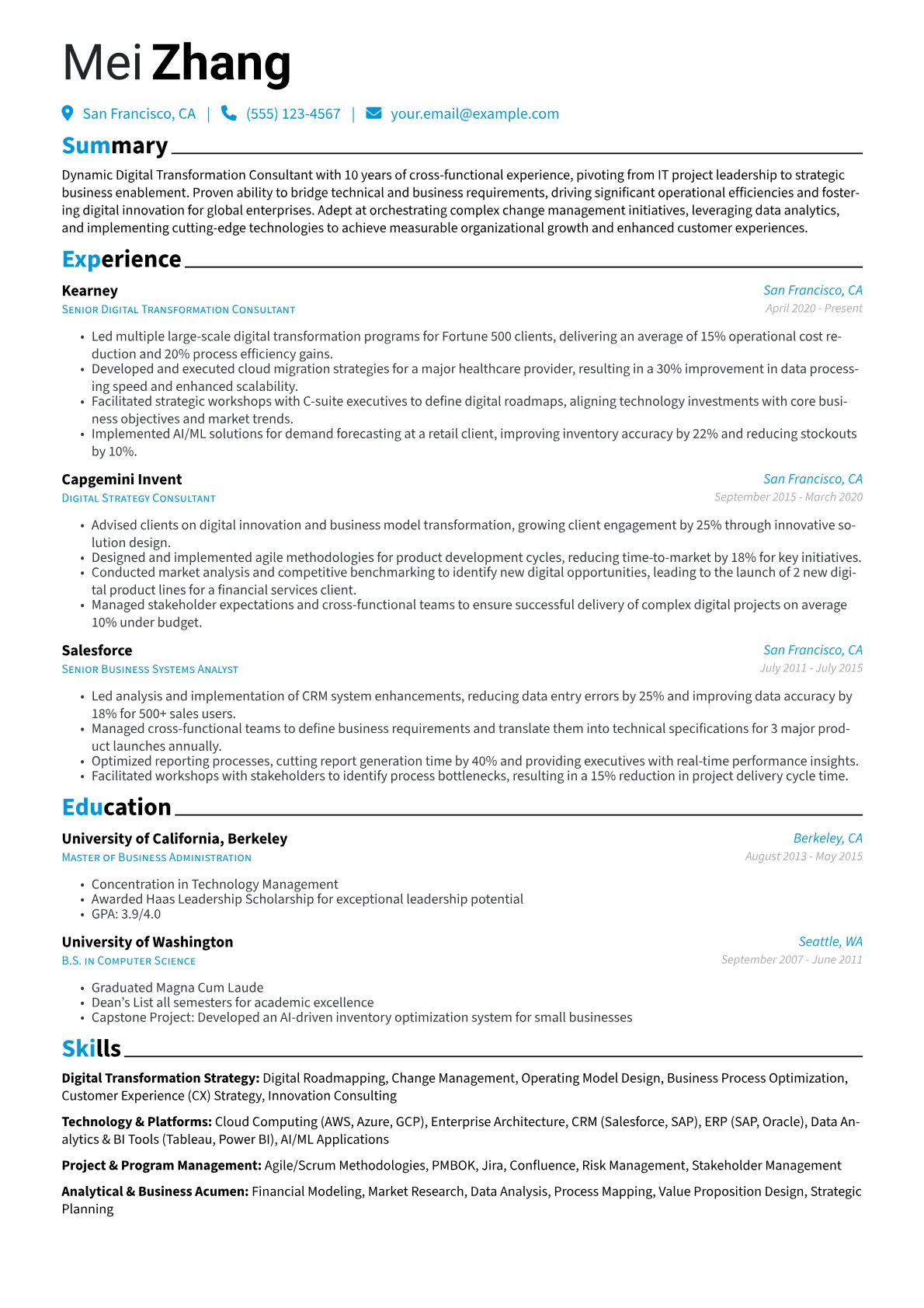 Career changer version - Page 1