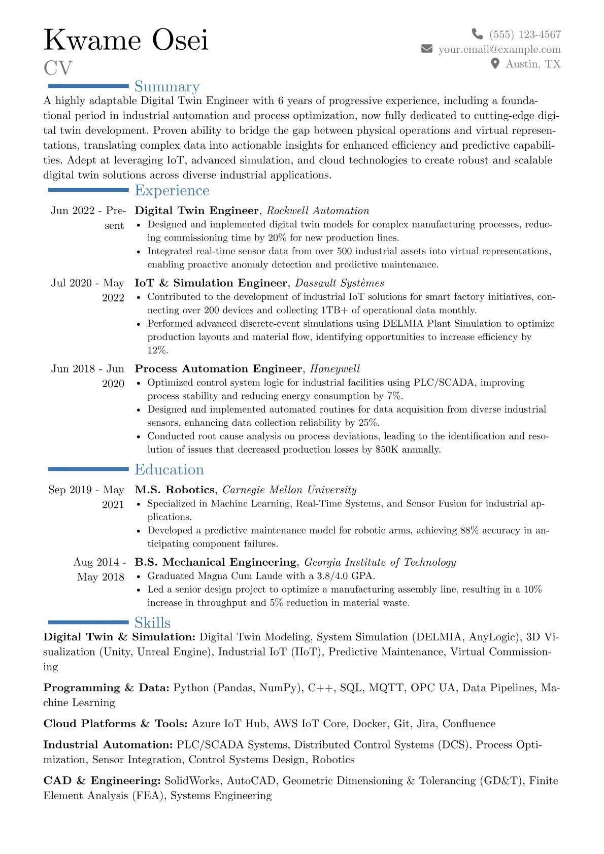 Career changer version - Page 1