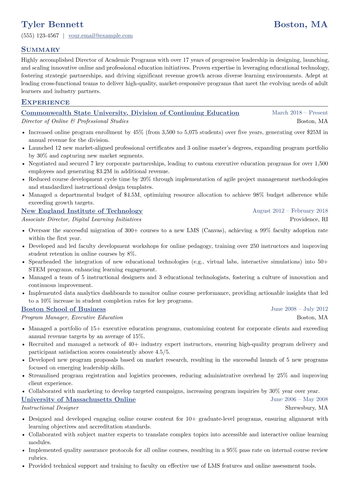 Online and Executive version - Page 1